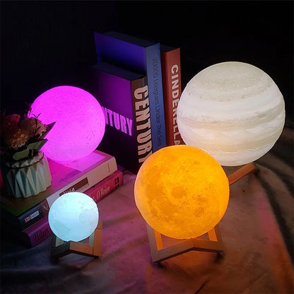 3D LED Planet Lamp