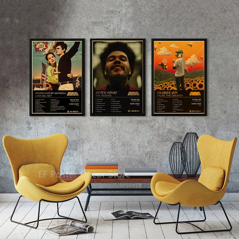 Album Cover Poster - Art Wall Painting